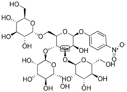 MAN1-A-6[MAN1-A-3][MAN1-A-4]MAN-BETA-O-PNP Struktur