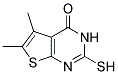 2-MERCAPTO-5,6-DIMETHYLTHIENO[2,3-D]PYRIMIDIN-4(3H)-ONE Struktur