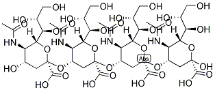 N-ACETYLNEURAMINIC ACID TETRAMER Struktur