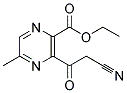 3-(2-CYANO-ACETYL)-5-METHYL-PYRAZINE-2-CARBOXYLIC ACID ETHYL ESTER Struktur