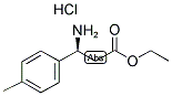 (S)-3-AMINO-3-(4-METHYLPHENYL)PROPIONIC ACID ETHYL ESTER HYDROCHLORIDE Struktur