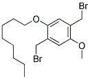 2,5-BIS(BROMOMETHYL)-1-METHOXY-4-OCTYLOXYBENZENE Struktur