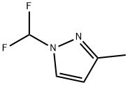 1-DIFLUOROMETHYL-3-METHYL-1H-PYRAZOLE Struktur