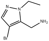 C-(4-BROMO-2-ETHYL-2 H-PYRAZOL-3-YL)-METHYLAMINE Struktur