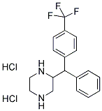 [[4-(TRIFLUOROMETHYL)PHENYL]PHENYLMETHYL]PIPERAZINE DIHYDROCHLORIDE Struktur