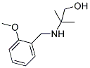 2-((2-METHOXYBENZYL)AMINO)-2-METHYLPROPAN-1-OL Struktur