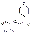 1-PIPERAZIN-1-YL-2-O-TOLYLOXY-ETHANONE Struktur