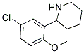 2-(5-CHLORO-2-METHOXYPHENYL)PIPERIDINE Struktur