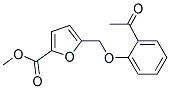 5-(2-ACETYL-PHENOXYMETHYL)-FURAN-2-CARBOXYLIC ACID METHYL ESTER Struktur