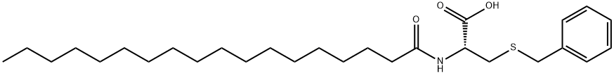 S-BENZYL-N-STEAROYL-L-CYSTEINE Struktur