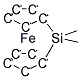 1,1 DIMETHYL SILYL FERROCENE Struktur