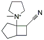 1-(7-CYANOBICYCLO[3.2.0]HEPT-1-YL)-1-METHYLPYRROLIDINIUM Struktur