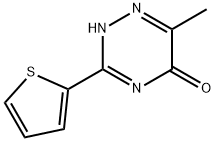 6-METHYL-3-(2-THIENYL)-1,2,4-TRIAZIN-5-OL Struktur