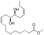 (+/-)-THREO-12,13-DIHYDROXY-9(Z),15(Z)-OCTADECADIENOIC ACID METHYL ESTER Struktur