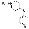 4-(PIPERIDIN-4-YLSULFANYL)PYRIDINE DIHYDROCHLORIDE Struktur