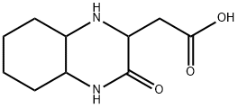 (3-OXO-DECAHYDRO-QUINOXALIN-2-YL)-ACETIC ACID Struktur