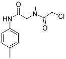 2-CHLORO-N-METHYL-N-(P-TOLYLCARBAMOYL-METHYL)-ACETAMIDE Struktur