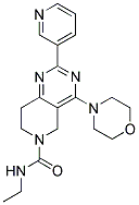 4-MORPHOLIN-4-YL-2-PYRIDIN-3-YL-7,8-DIHYDRO-5H-PYRIDO[4,3-D]PYRIMIDINE-6-CARBOXYLIC ACID ETHYLAMIDE Struktur