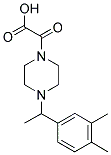 (4-[1-(3,4-DIMETHYLPHENYL)ETHYL]PIPERAZIN-1-YL)(OXO)ACETIC ACID Struktur