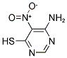 6-AMINO-5-NITROPYRIMIDINE-4-THIOL Struktur