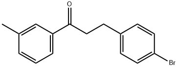 3-(4-BROMOPHENYL)-3'-METHYLPROPIOPHENONE Struktur