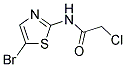 N-(5-BROMO-THIAZOL-2-YL)-2-CHLORO-ACETAMIDE Struktur