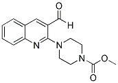 4-(3-FORMYL-QUINOLIN-2-YL)-PIPERAZINE-1-CARBOXYLIC ACID METHYL ESTER Struktur