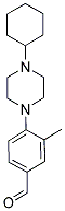 4-(4-CYCLOHEXYLPIPERAZIN-1-YL)-3-METHYLBENZALDEHYDE Struktur