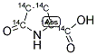 PYROGLUTAMIC ACID, L-, [14C(U)] Struktur