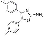 4,5-BIS(4-METHYLPHENYL)-1,3-OXAZOL-2-AMINE Struktur