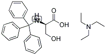 N-ALPHA-TRITYL-D-SERINE TRIETHYLAMINE Struktur