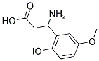 3-AMINO-3-(2-HYDROXY-5-METHOXY-PHENYL)-PROPIONIC ACID Struktur