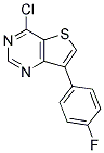 4-CHLORO-7-(4-FLUOROPHENYL)-THIENO[3,2-D] PYRIMIDINE Struktur