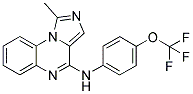 1-METHYL-N-[4-(TRIFLUOROMETHOXY)PHENYL]IMIDAZO[1,5-A]QUINOXALIN-4-AMINE Struktur