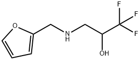 1,1,1-TRIFLUORO-3-[(2-FURYLMETHYL)AMINO]-2-PROPANOL Struktur