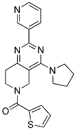 (2-PYRIDIN-3-YL-4-PYRROLIDIN-1-YL-7,8-DIHYDRO-5H-PYRIDO[4,3-D]PYRIMIDIN-6-YL)-THIOPHEN-2-YL-METHANONE Struktur