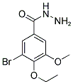 3-BROMO-4-ETHOXY-5-METHOXY-BENZOIC ACID HYDRAZIDE Struktur