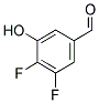 4,5-DIFLUORO-3-HYDROXYBENZALDEHYDE Struktur