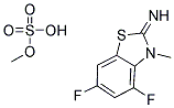 4,6-DIFLUORO-3-METHYL-1,3-BENZOTHIAZOL-2(3H)-IMINE METHYL SULFATE Struktur