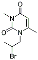 1-(2-BROMOPROPYL)-3,6-DIMETHYL-2,4(1H,3H)-PYRIMIDINEDIONE Struktur