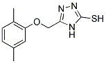 5-[(2,5-DIMETHYLPHENOXY)METHYL]-4H-1,2,4-TRIAZOLE-3-THIOL Struktur