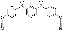 BISPHENOL-M-DICYANATE ESTER Struktur