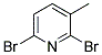 2,6-DIBROMO-3-PICOLINE Struktur