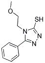 4-(2-METHOXYETHYL)-5-PHENYL-4H-1,2,4-TRIAZOLE-3-THIOL Struktur