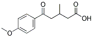 5-(4-METHOXYPHENYL)-3-METHYL-5-OXOVALERIC ACID Struktur