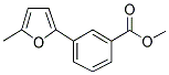 3-(5-METHYL-FURAN-2-YL)-BENZOIC ACID METHYL ESTER Struktur