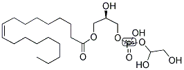 1-OLEOYL-2-HYDROXY-SN-GLYCERO-3-PHOSPHATIDYLGLYCEROL Struktur