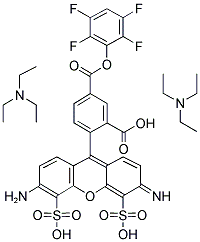 ALEXA FLUOR(R) 488 CARBOXYLIC ACID, 2,3,5,6-TETRAFLUOROPHENYL ESTER Struktur