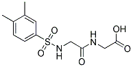 [2-(3,4-DIMETHYL-BENZENESULFONYLAMINO)-ACETYLAMINO]-ACETIC ACID Struktur