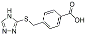 4-[(4H-1,2,4-TRIAZOL-3-YLTHIO)METHYL]BENZOIC ACID Struktur